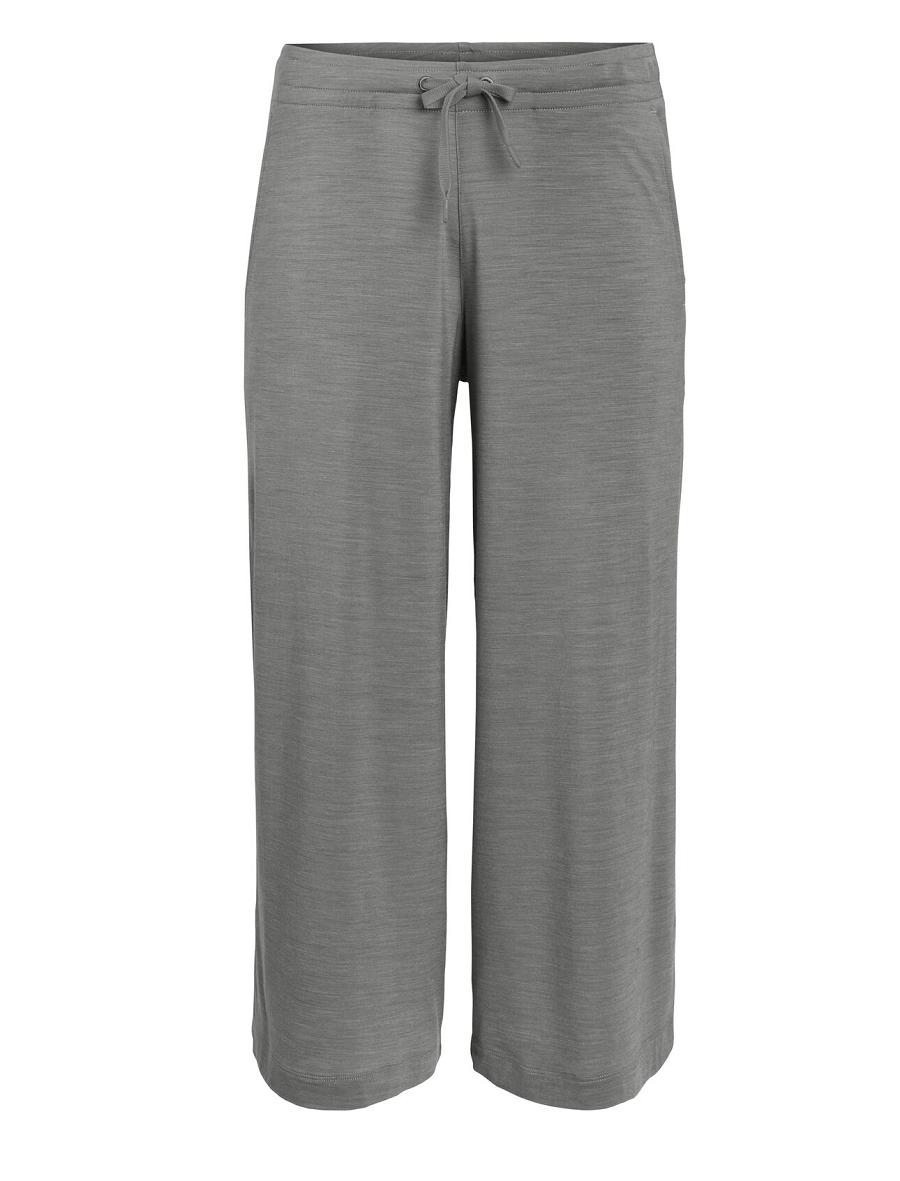 Women\'s Icebreaker Cool-Lite™ Merino Yanni Culotte Pants Monsoon Heather | CA 1432FDNM